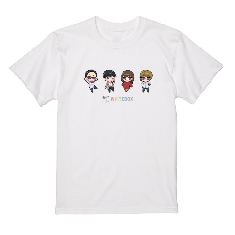 【WHITEBOX】Tシャツ イラスト WH（Ｌサイズ）