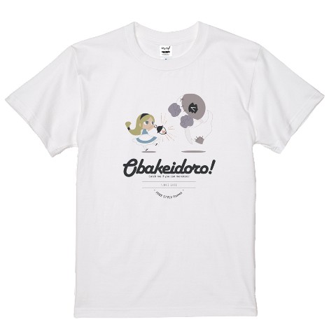 【オバケイドロ】Tシャツ（ホワイト）Lサイズ
