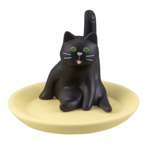 【HAPPY cat day】グルーミングアクセサリートレイ　黒猫
