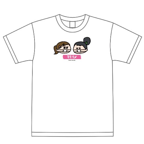 【モモウメ】モモちゃんとウメさんTシャツ（XLサイズ）