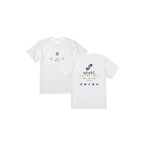 【SCARZ】Tシャツ　スマイル　ホワイト　XXXL