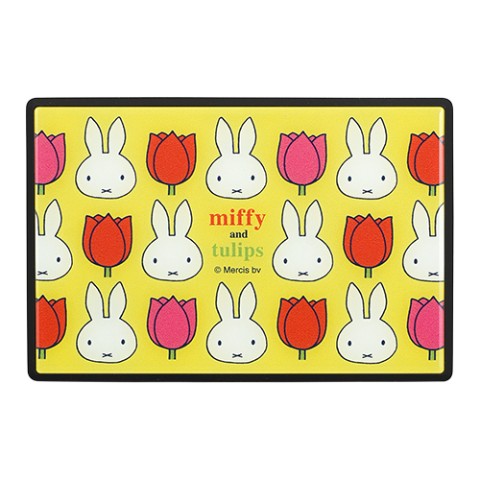 【ミッフィー】ガラスワイヤレススピーカー miffy and tulips イエロー