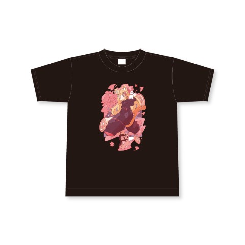 【花園セレナ×Haる】T-shirt（Black）Mサイズ＜花?Serena＞