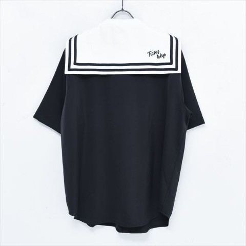 TRAVAS TOKYO】Sailor collor H/S Shirts 【Black】 / 雑貨通販 