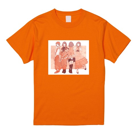 【黒木ほの香×Haる】Tシャツ　オレンジ　M