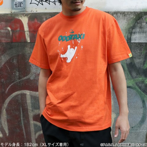 【オッドタクシー】Tシャツ オレンジ S