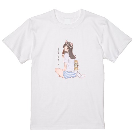 【ナースさくら】 Tシャツ　 ホワイト　アイス　XL