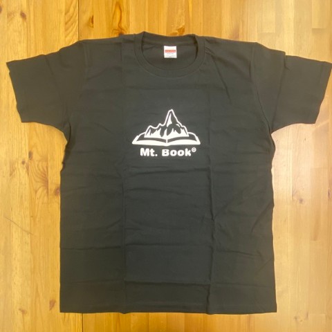 【Mt.Book】 Tシャツ ブラック[XLサイズ]