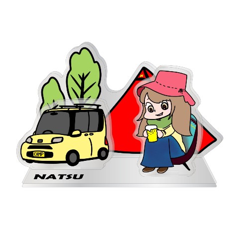 【NATSU】イラストキャラスタンド