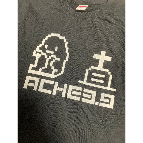 【Ache3.9】かすれぼっちTシャツ　XLサイズ