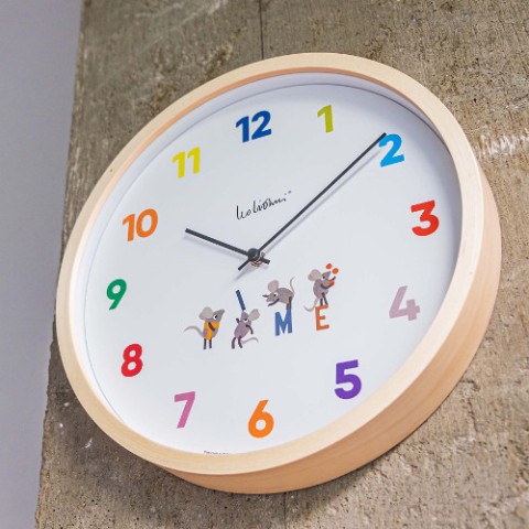 【レオ・レオニ】Leo Lionni Wall Clock Time