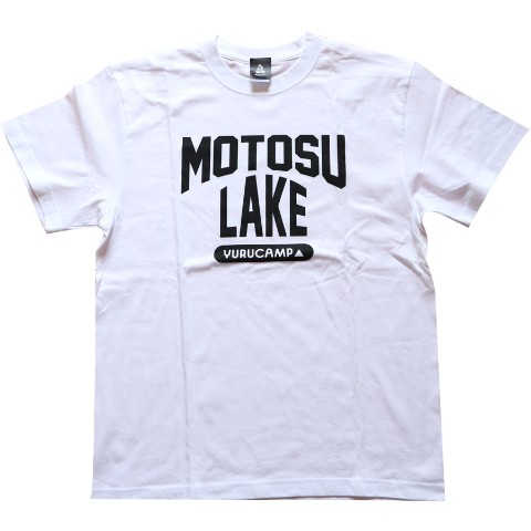 【ゆるキャン△】  MOTOSU LAKE Tシャツ ホワイト XLサイズ