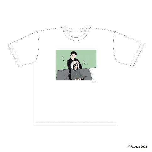 【ジンガイさんとニンゲンくん】Tシャツ わしょ(XL)