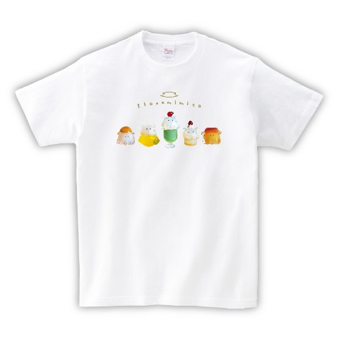 【おばけメンダコ】Tシャツ WH 集合（XLサイズ）