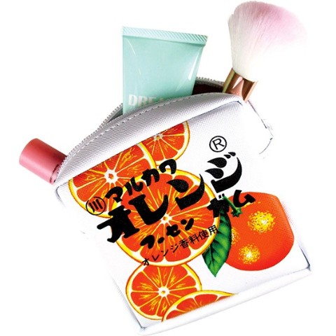 【お菓子ポーチ】マルカワフーセンガム オレンジ