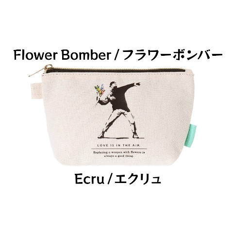 【Brandalised】三角マチポーチ(Flower Bomber)