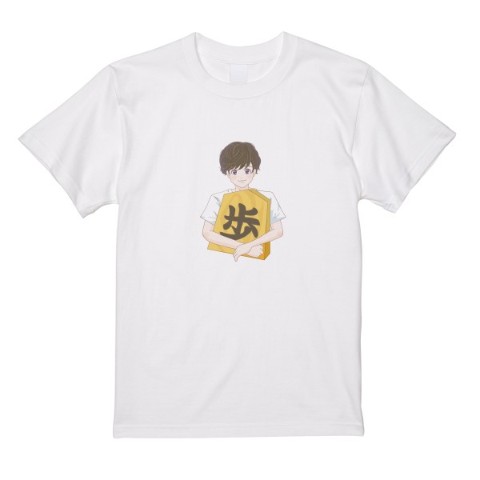 【アユムの将棋実況】Tシャツ ホワイト（Lサイズ）