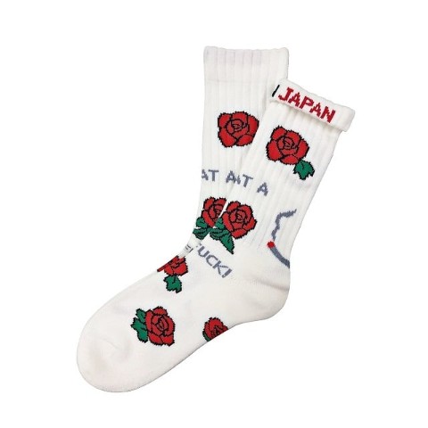 【ching&co.】ROSE -white- Socks