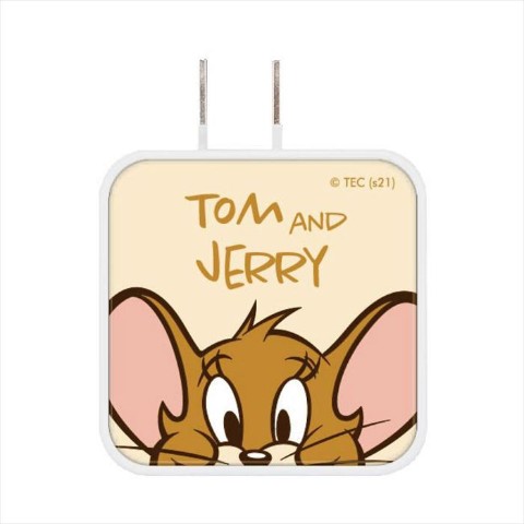 【トムとジェリー】USB/USBtype-C ACアダプタ ジェリー