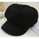 【トレンド帽子】キャスケット ブラック
