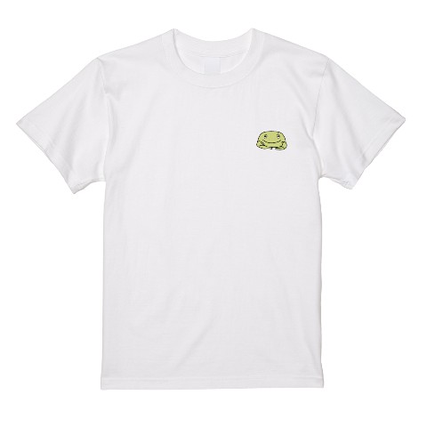 【世界カエル指食われ協会】Tシャツ WH（Mサイズ）