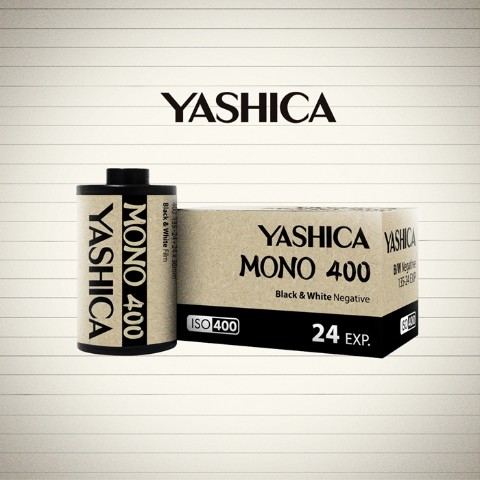 YASHICA Mono 400 B&W 35mm Film (24 Exp.)