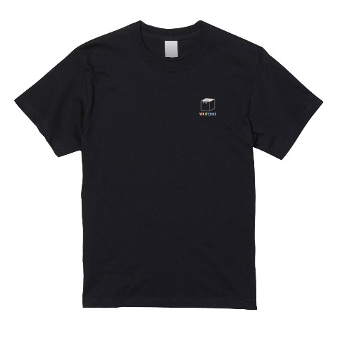 【WHITEBOX】Tシャツ ロゴ BK（Ｌサイズ）