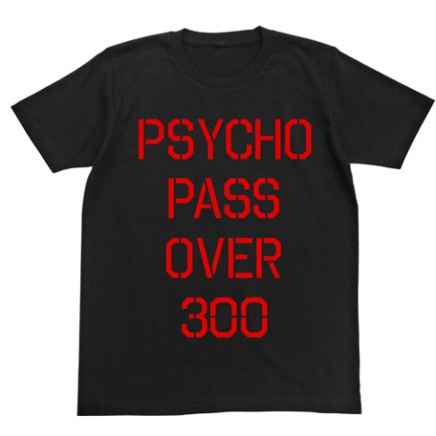 【PSYCHO-PASS】犯罪係数Tシャツ BLACK XL