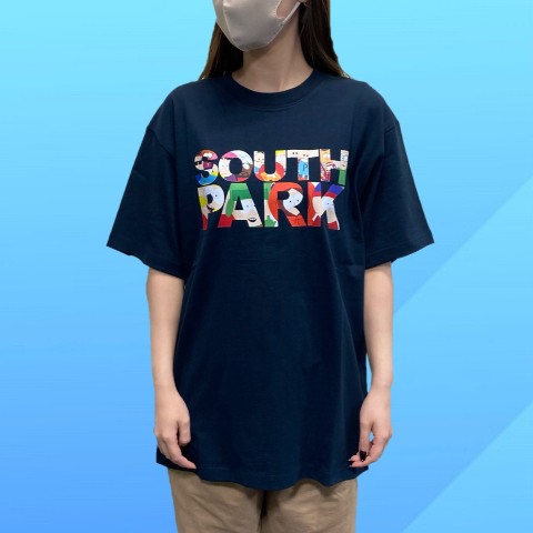 【サウスパーク】Tシャツ ネイビー ロゴ Mサイズ
