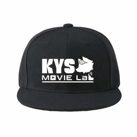 【KYS動画研究所】ロゴフラットバイザー CAP