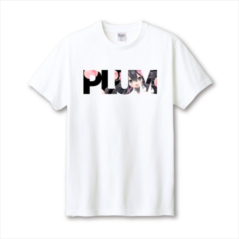 【プラム】 Tシャツ WH ロゴ L
