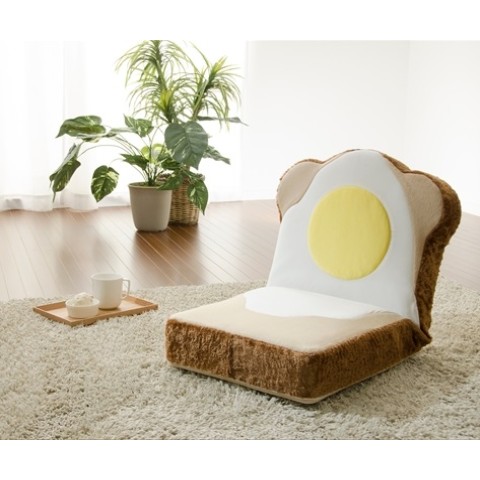 【パン座椅子】めだまやき食パン座椅子