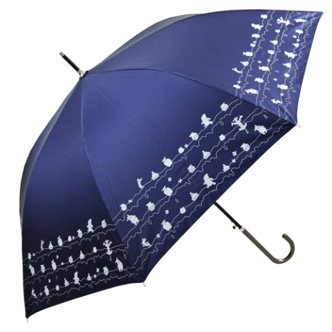 【ディズニー】晴雨兼用日傘５８ｃｍ くまのプーさん 紺