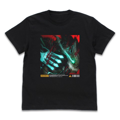 【怪獣8号】怪獣8号 フルカラーTシャツ/BLACK-M