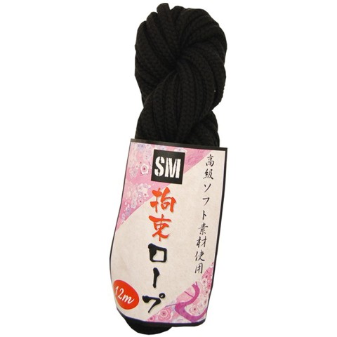 【SM拘束】ロープ（１２m・黒）