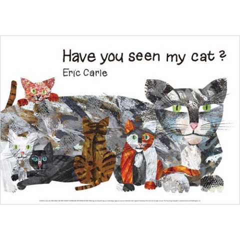 【エリック・カール】Have You Seen My Cat?(B4ポスター)