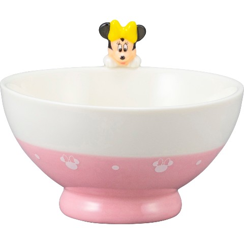 【ディズニー】フィギュア付き茶碗　ミニーマウス