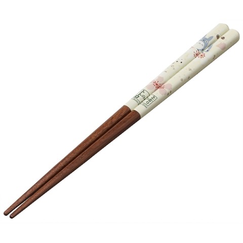 【ジブリ】塗り箸（21cm）　トトロ　桜柄