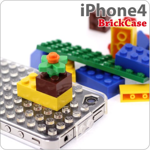 [iPhone 4/4S対応]◆SmallWorks/スモールワークス◆ BrickCase ハードケース (Black/ブラック)