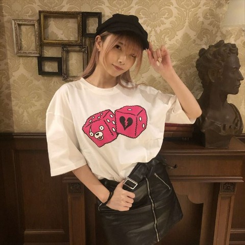 【FORTNITE】Tシャツ ピンクマ WHT(XSサイズ)