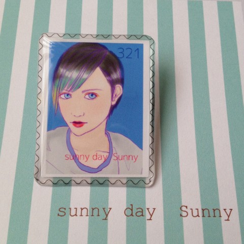 【sunny day Sunny】女の子ブローチ（クール）