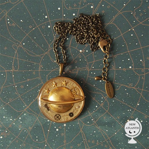 【NEW ATLANTIS】土星のネックレス