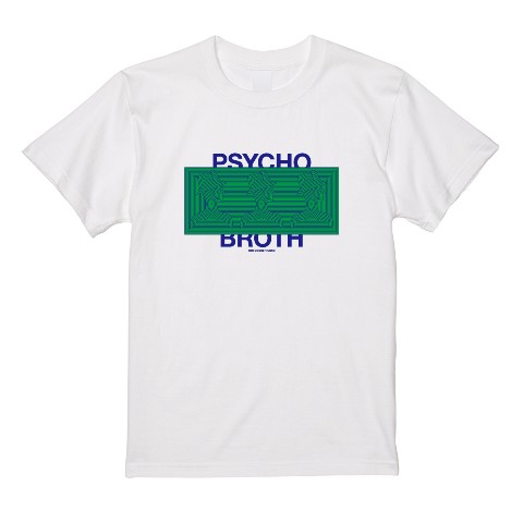 【THCオカルトラジオ】Tシャツ WH 青文字（Lサイズ）