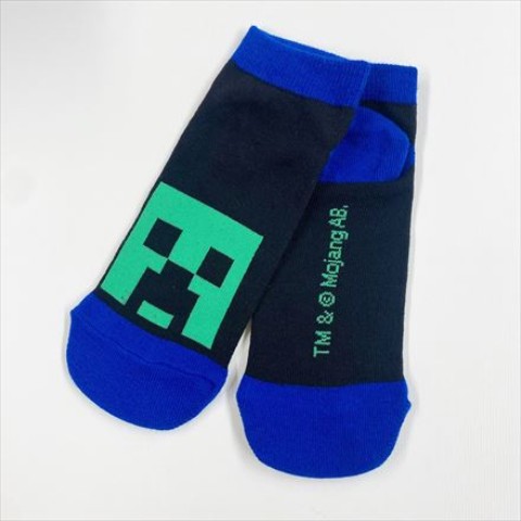 【Minecraft】靴下 クリーパー ブラック 19-24cm