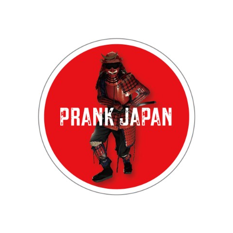 【PRANK JAPAN】ダイカットステッカー「立ちロゴ」