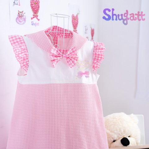 【shugatt】夢見る金平糖　セーラー付け襟　ピンク