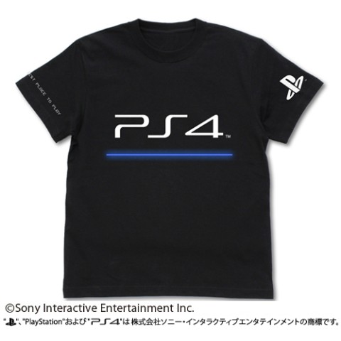 【プレイステーション】Tシャツ “PlayStation 4”/BLACK-XL