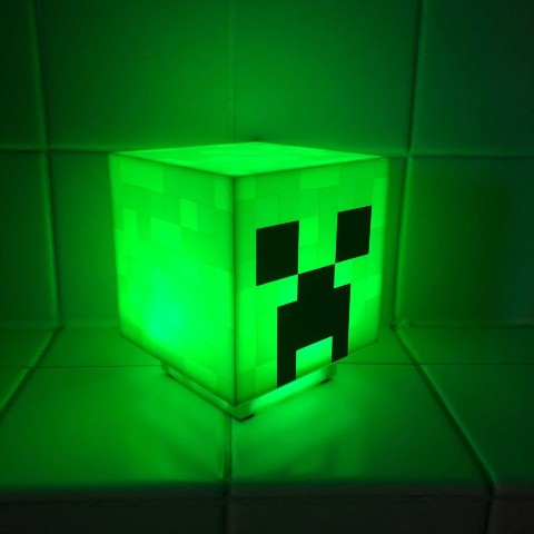 【Minecraft】クリーパーフェイスライト
