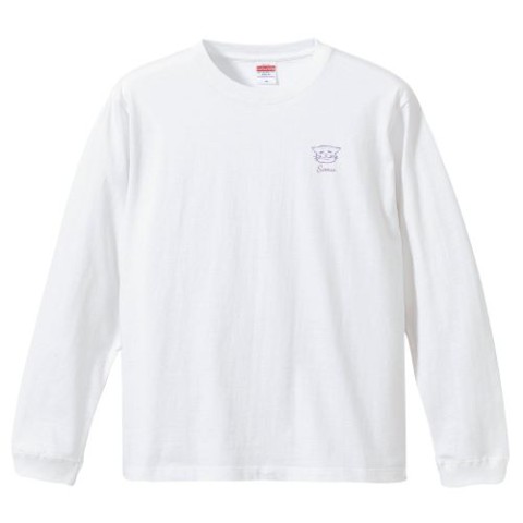【きくまき】ロングTシャツ ホワイト（Lサイズ）