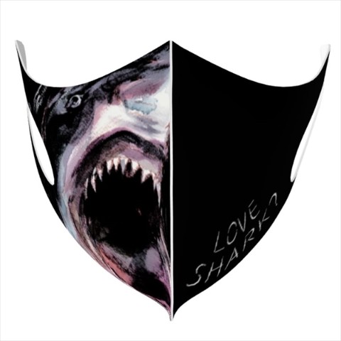 【サメマスク】カラー＆ブラック